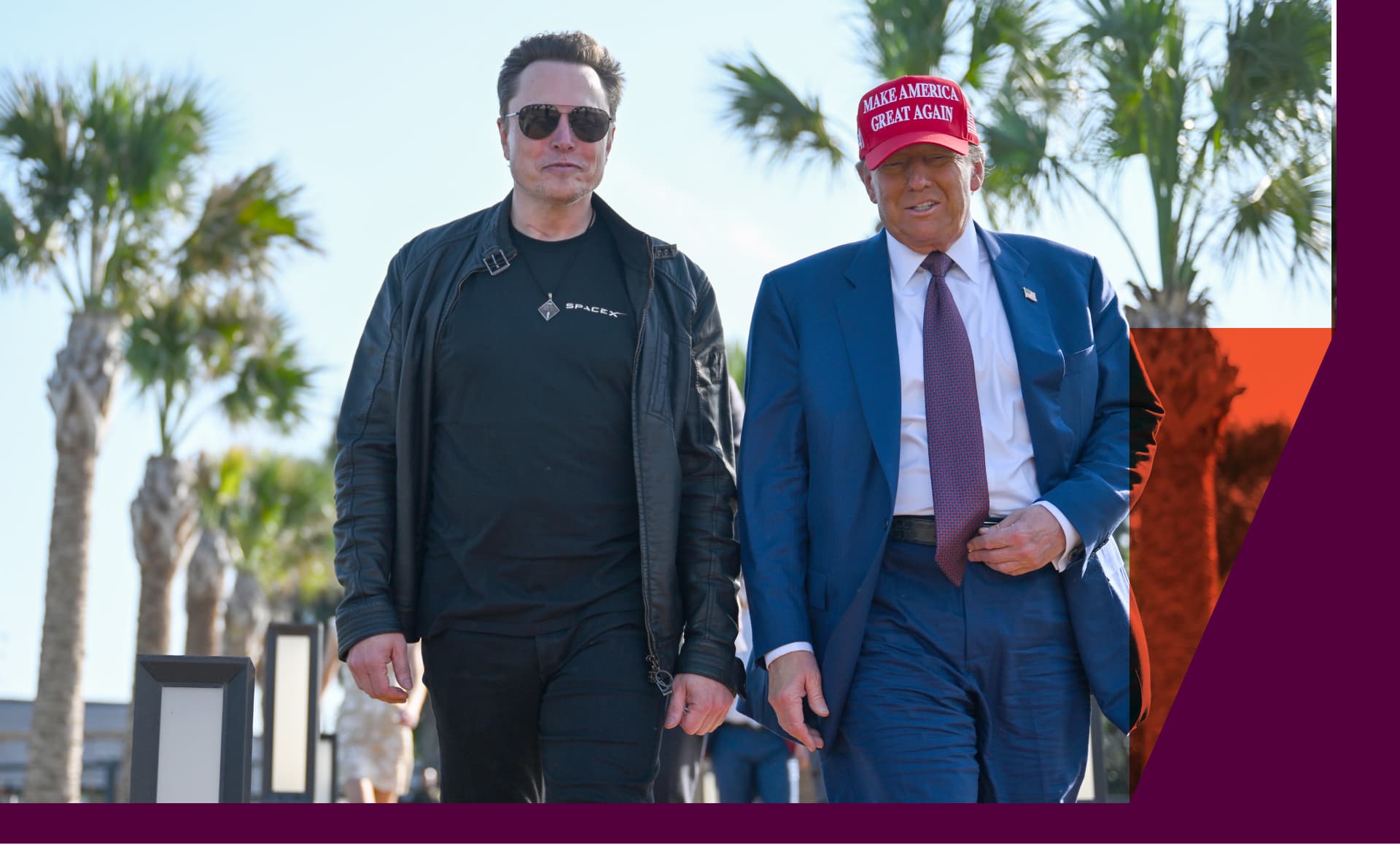 Donald Trump and Elon Musk