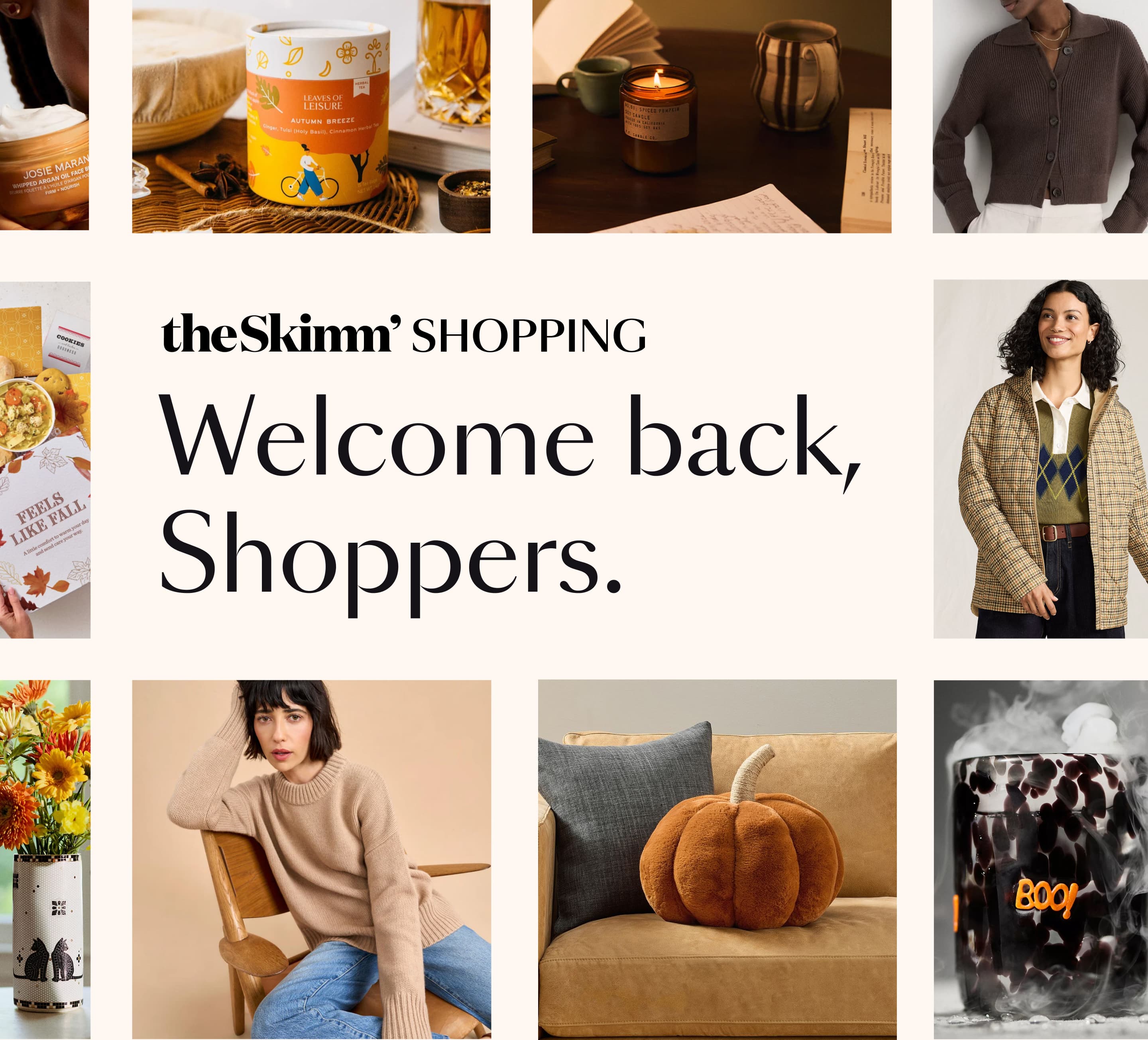 Skimm Shopping Fall Header