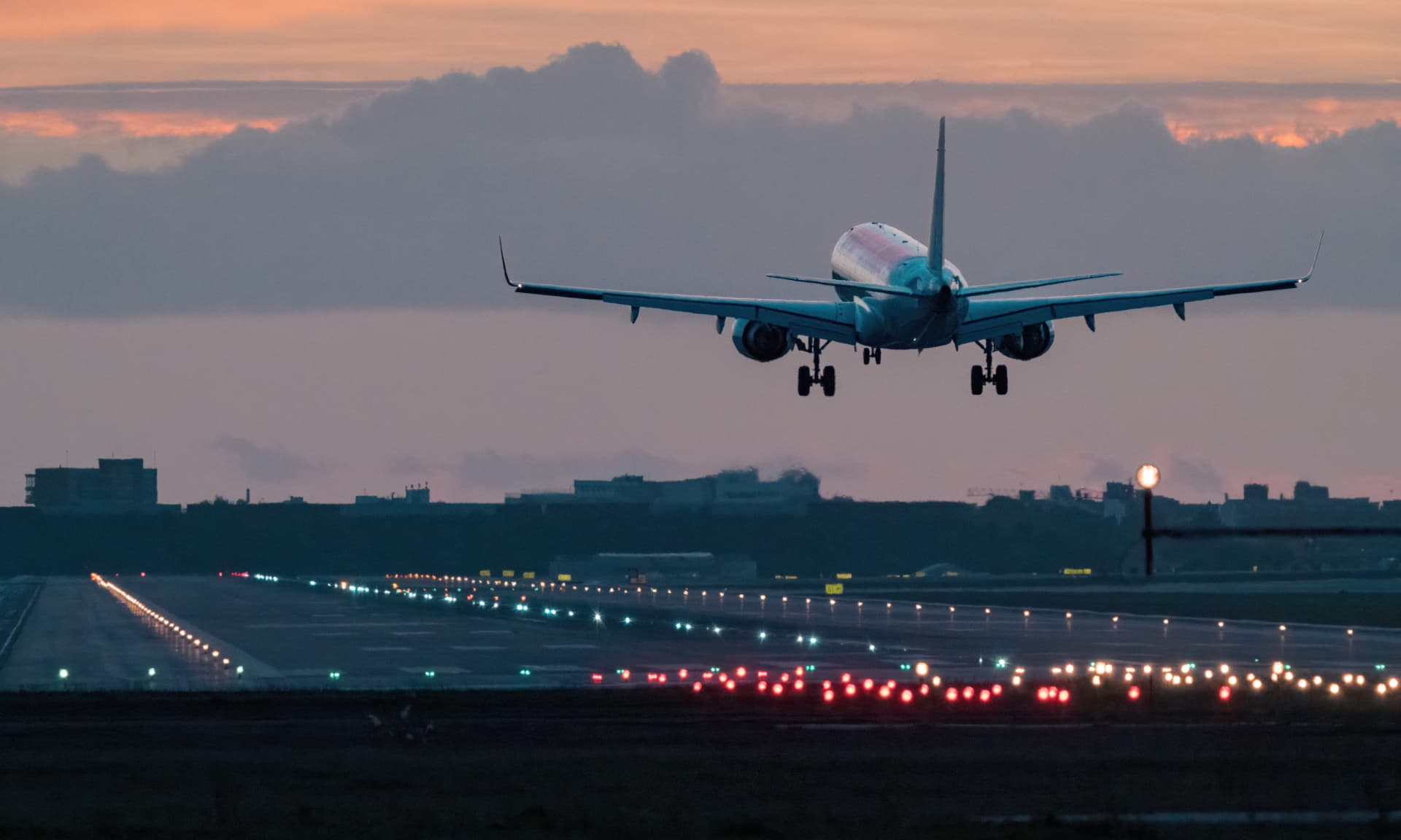 Airplane taking off