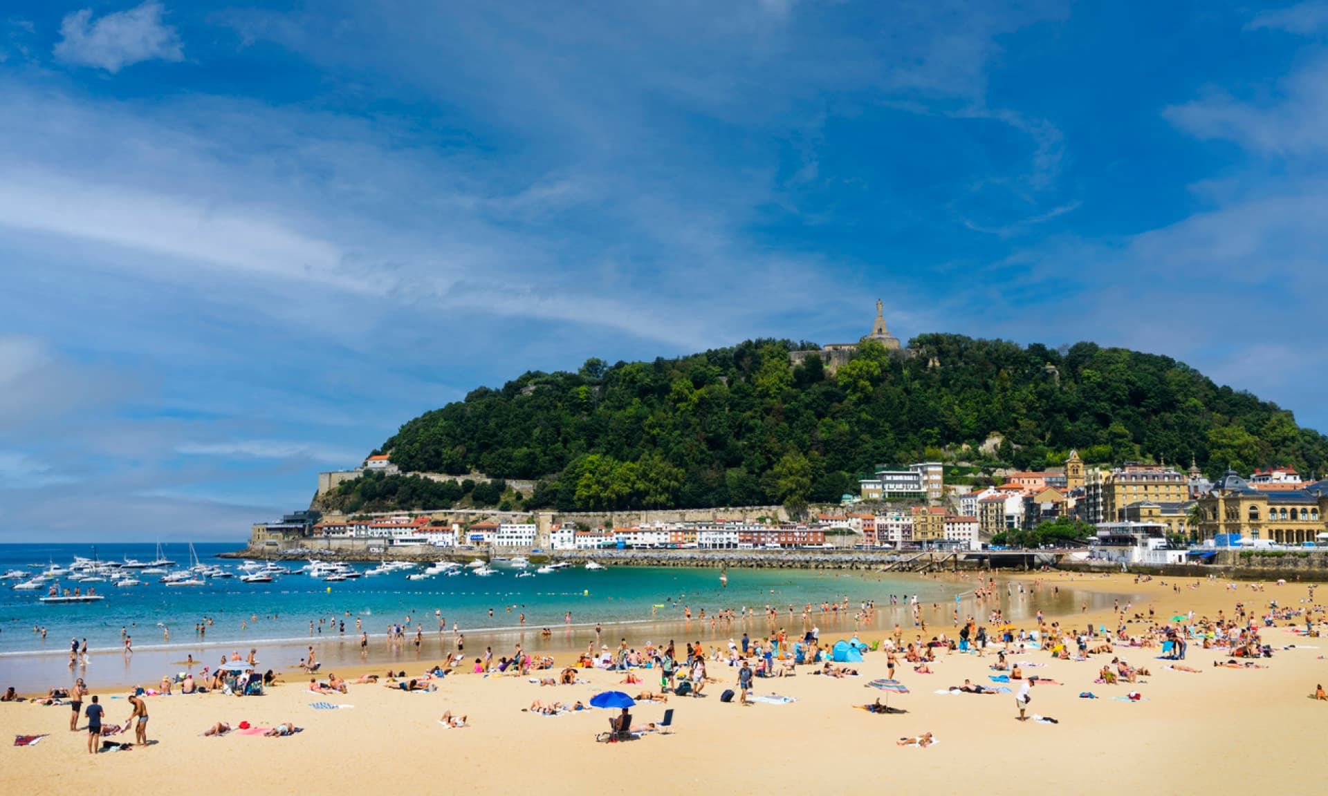 A San Sebastián beach