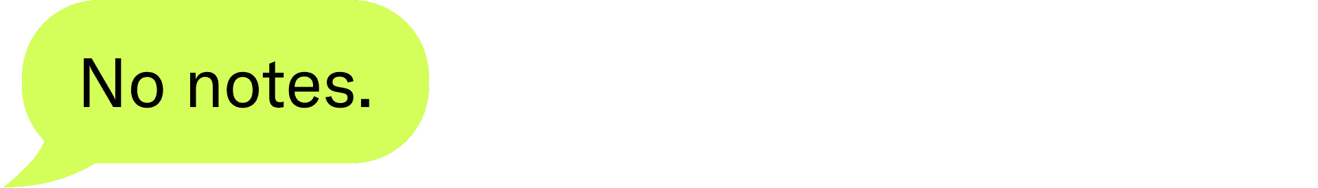 No notes.