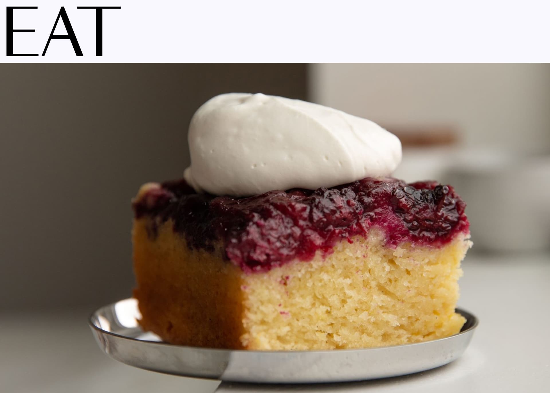 The Palatable Life’s Blackberry Upside Down Cake