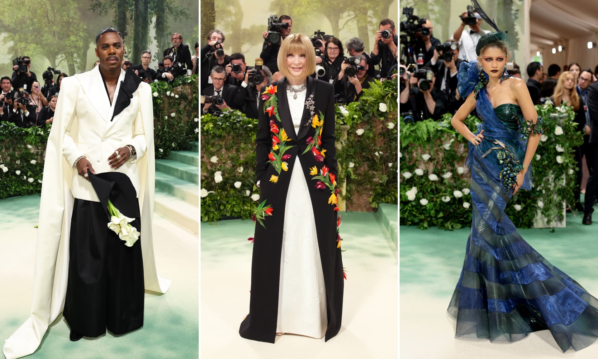 Billy Porter, Anna Wintour, and Zendaya