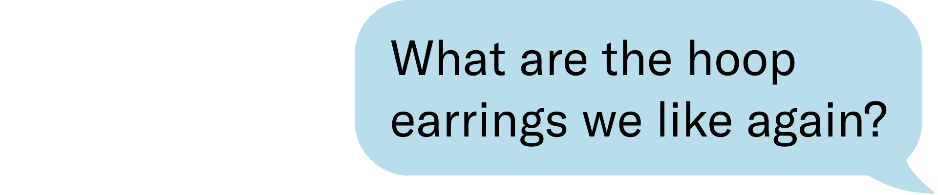 What are the hoop earrings we like again?