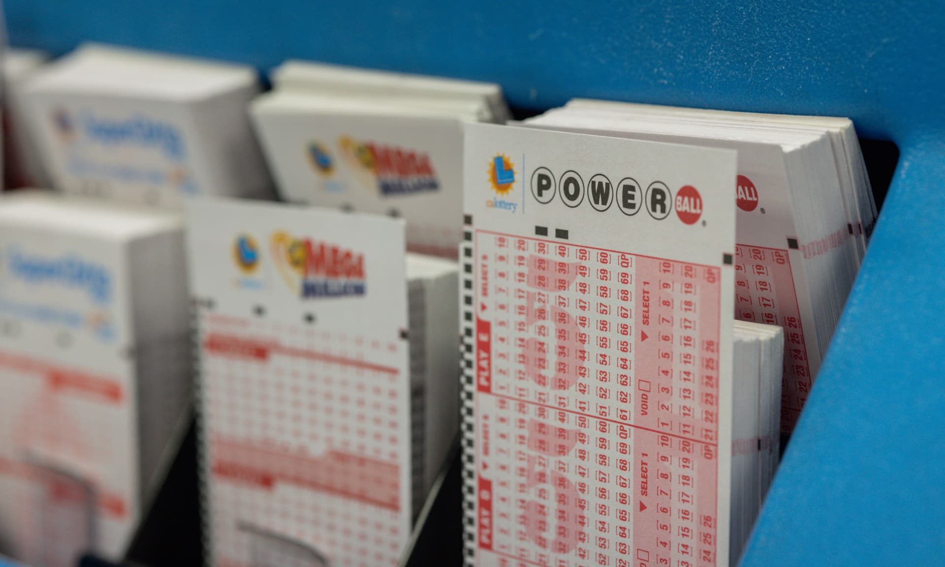 Empty lottery tickets